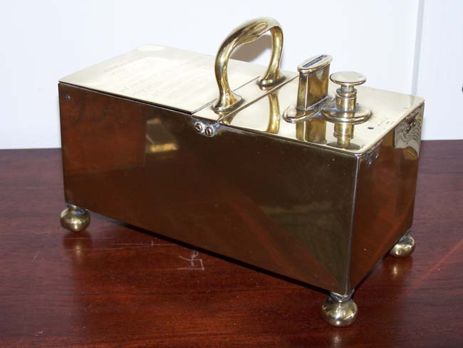 An Early 19th century English Tavern Tobacco Box, sometimes referred to as an 'Honor Box,' circa 1820.